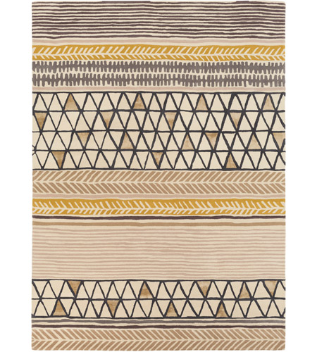 Surya SCI34-811 Scion 132 X 96 inch Brown and Brown Area Rug, Wool photo