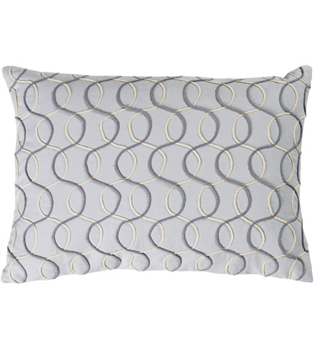 Surya SDB001-1319P Solid Bold II 19 X 13 inch Medium Gray and Charcoal Throw Pillow