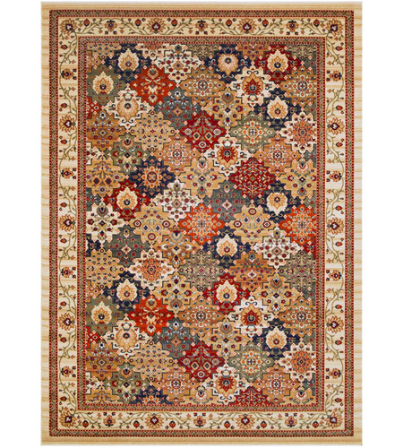 Surya SED1005-7101010 Sedra 130 X 94 inch Neutral and Brown Area Rug, Wool and Acrylic