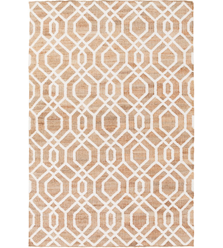 Surya SET3012-3353 Seaport 63 X 39 inch Brown and Neutral Area Rug, Jute and Viscose