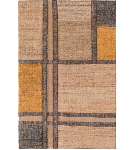 Surya SET3038-576 Seaport 90 X 60 inch Neutral and Brown Area Rug, Jute and Viscose