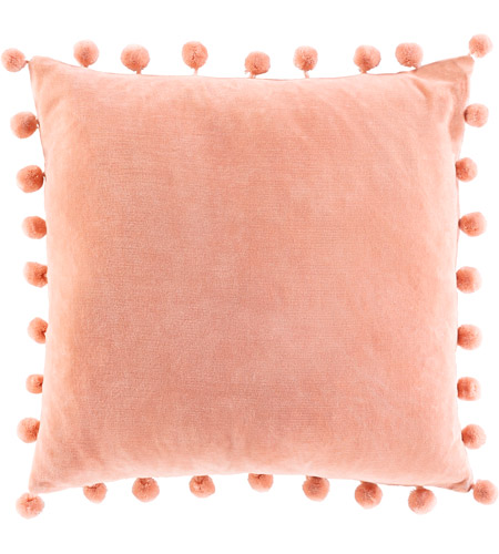 Surya SGI003-2020 Serengeti 20 X 20 inch Rose Pillow Cover, Square photo