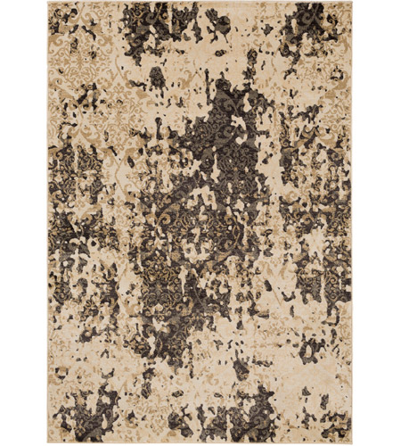 Surya SIB1000-233 Steinberger 39 X 24 inch Neutral and Brown Area Rug, Polypropylene and Jute