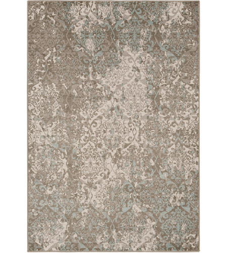Surya SIB1003-5376 Steinberger 90 X 63 inch Neutral and Neutral Area Rug, Polypropylene and Jute