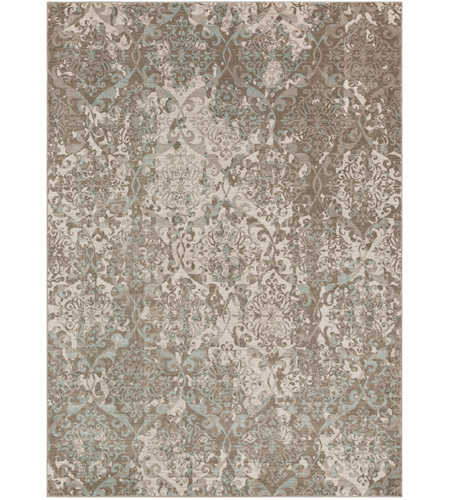 Surya SIB1003-7101010 Steinberger 130 X 94 inch Neutral and Neutral Area Rug, Polypropylene and Jute