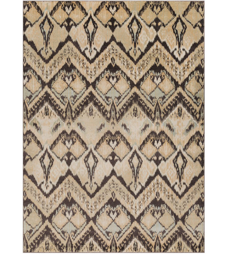 Surya SIB1004-7101010 Steinberger 130 X 94 inch Neutral and Brown Area Rug, Polypropylene and Jute
