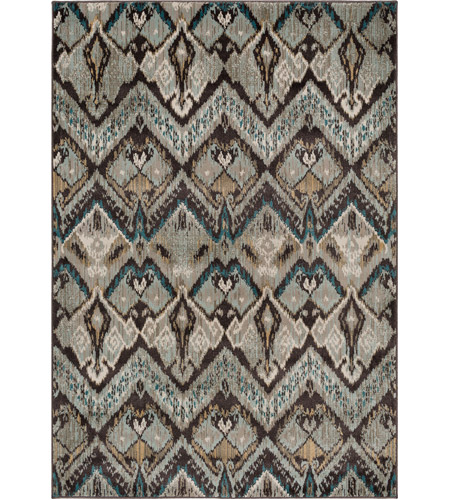 Surya SIB1006-233 Steinberger 39 X 24 inch Green and Neutral Area Rug, Polypropylene and Jute