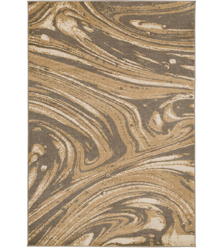 Surya SIB1012-5376 Steinberger 90 X 63 inch Neutral and Brown Area Rug, Polypropylene and Jute