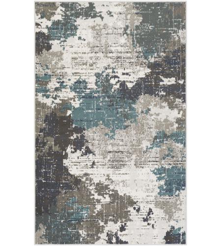Surya SKG2311-2211 Skagen 35 X 24 inch Teal/Navy/Charcoal/Light Gray/Silver Gray/White Rugs photo