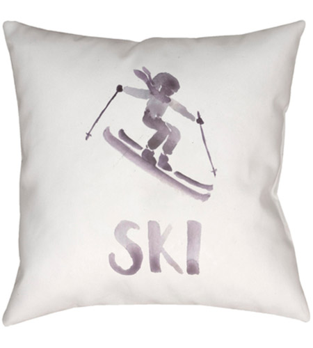 Surya SKI012-2020 Ski II 20 X 20 inch Purple and White Outdoor Throw Pillow ski012.jpg
