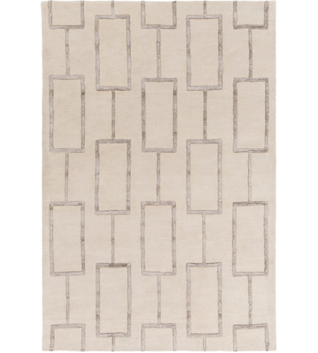 Surya SKL2005-576 Skyline 90 X 60 inch Neutral and Gray Area Rug, Viscose and Wool photo