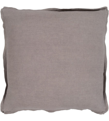 Surya SL015-2020D Solid 20 X 20 inch Taupe Pillow Kit
