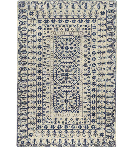 Surya SMI2113-913 Smithsonian 156 X 108 inch Denim/Khaki Rugs, Wool photo