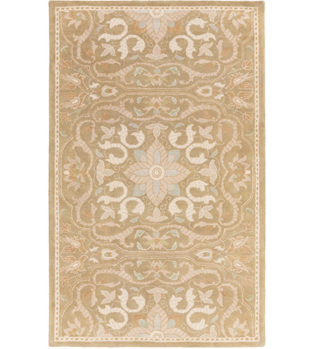 Surya SMI2164-3353 Smithsonian 63 X 39 inch Brown and Neutral Area Rug, Wool