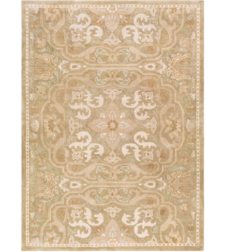 Surya SMI2164-811 Smithsonian 132 X 96 inch Brown and Neutral Area Rug, Wool