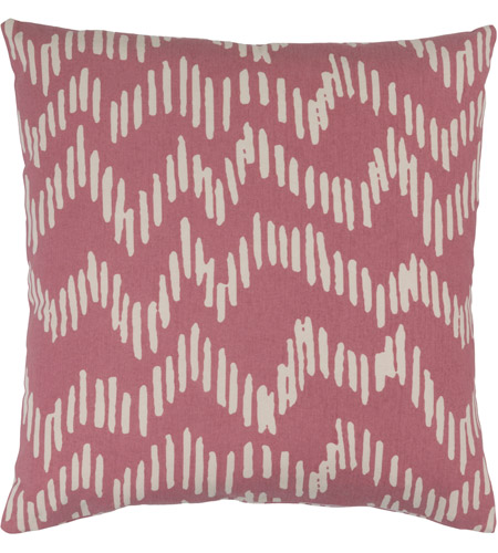 Surya SMS013-2020 Somerset 20 X 20 inch Pink and Beige Pillow Cover