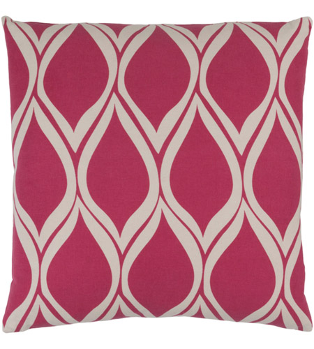 Surya SMS018-2020D Somerset 20 X 20 inch Bright Pink and Ivory Throw Pillow sms018.jpg