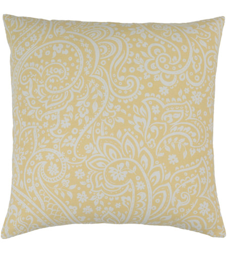 Surya SMS026-2020P Somerset 20 X 20 inch Butter and Cream Throw Pillow sms026.jpg