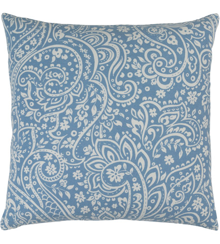 Surya SMS028-2020 Somerset 20 X 20 inch Navy and Off-White Pillow Cover