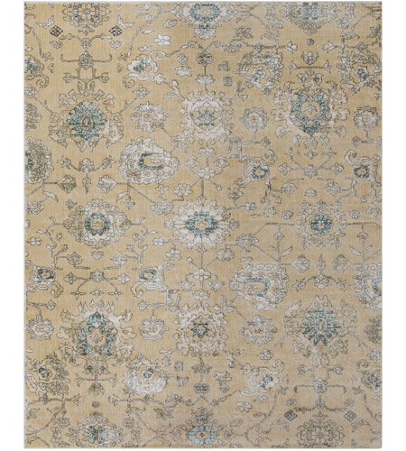 Surya SRE1007-710910 Serene 118 X 94 inch Neutral and Gray Area Rug, Polyester and Polypropylene photo