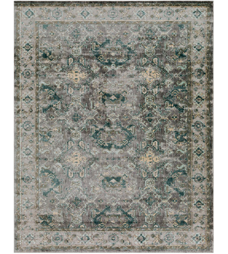 Surya SRE1013-710910 Serene 118 X 94 inch Brown and Gray Area Rug, Polyester and Polypropylene photo