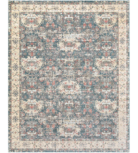 Surya SRE1014-710910 Serene 118 X 94 inch Neutral and Brown Area Rug, Polyester and Polypropylene photo