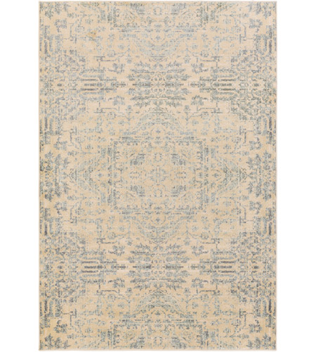 Surya SRE1016-5373 Serene 87 X 63 inch Neutral and Brown Area Rug, Polyester and Polypropylene photo