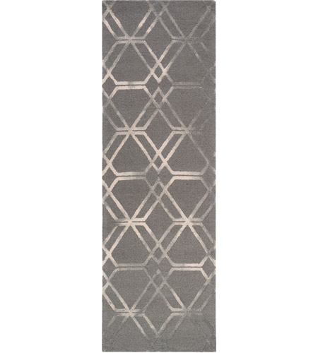 Surya SRF2016-46 Serafina 72 X 48 inch Medium Gray/Cream/Charcoal Rugs, Wool photo