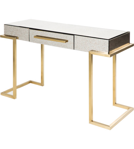 Surya SVD-004 Saavedra 49 X 31 inch Gold Accent Table