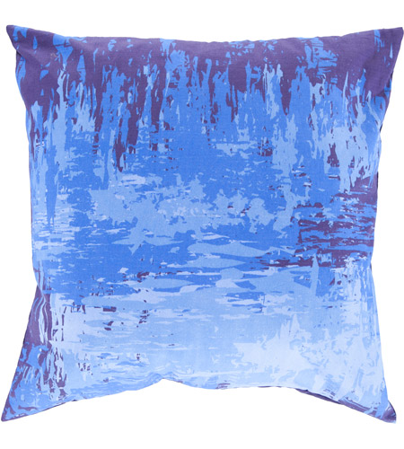 Surya SY044-2222 Serenade 22 inch Dark Blue, Violet, Bright Blue Pillow Cover