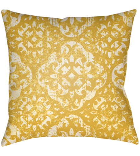 Surya YN018-2020 Yindi 20 X 20 inch Bright Yellow and Cream Outdoor Throw Pillow photo