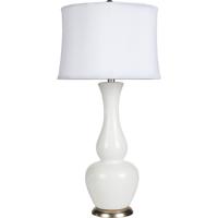 Surya LMP-1062 Signature 30 inch 150 watt Ivory White Table Lamp Portable Light thumb