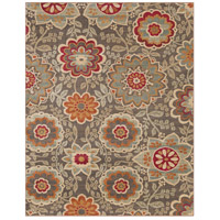 Surya ABS3020-710910 Arabesque 118 X 94 inch Brown and Red Area Rug, Polypropylene photo thumbnail