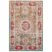 Surya AMS1011-576 Amsterdam 90 X 60 inch Mustard/Bright Blue/Bright Red/Beige Rugs, Polyester and Cotton photo thumbnail