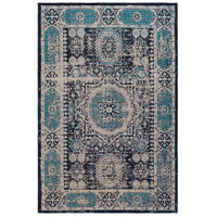 Surya AMS1013-810 Amsterdam 120 X 96 inch Blue and Gray Area Rug, Polyester and Cotton photo thumbnail