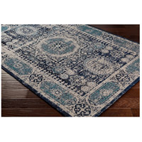 Surya AMS1013-810 Amsterdam 120 X 96 inch Blue and Gray Area Rug, Polyester and Cotton alternative photo thumbnail