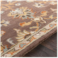 Surya AWMD1002-36RD Middleton 42 X 42 inch Dark Brown/Camel/Ivory/Olive/Teal/Mustard Rugs, Round awmd1002-texture.jpg thumb