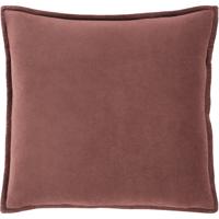 Surya CV030-2222D Cotton Velvet 22 X 22 inch Rust Pillow Kit, Square thumb