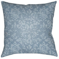 Surya DK034-2020 Moody Damask 20 X 20 inch Blue and Navy Outdoor Throw Pillow dk034.jpg thumb