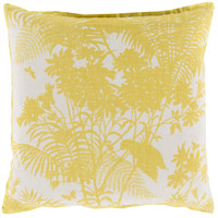 Surya FBS003-2020D Shadow Floral 20 inch Bright Yellow, Peach Pillow Kit photo thumbnail