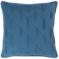 Surya GCH002-2222D Gretchen 22 X 22 inch Dark Blue Pillow Kit, Square photo thumbnail