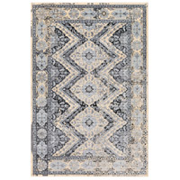 Surya GDF1002-576 Goldfinch 90 X 60 inch Blue and Gray Area Rug, Polypropylene and Polyester photo thumbnail