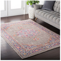 Surya GER2314-710103 Germili 123 X 94 inch Purple and Neutral Area Rug, Polyester alternative photo thumbnail