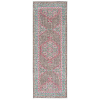 Surya GER2315-23 Germili 34 X 24 inch Teal/Taupe/Bright Pink Rugs, Polyester photo thumbnail