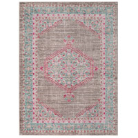 Surya GER2315-31157 Germili 65 X 47 inch Teal/Taupe/Bright Pink Rugs, Polyester photo thumbnail