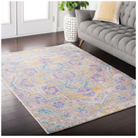 Surya GER2319-5376 Germili 90 X 63 inch Blue and Neutral Area Rug, Polyester alternative photo thumbnail