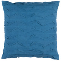 Surya HB004-2222P Huckaby 22 inch Bright Blue Pillow Kit thumb