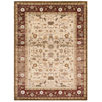 Surya HEE1000-576 Henre 90 X 60 inch Red and Brown Area Rug, Polypropylene thumb