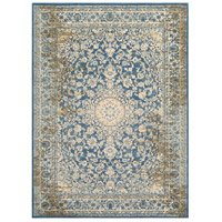 Surya HEE1007-23 Henre 36 X 24 inch Blue and Neutral Area Rug, Polypropylene thumb