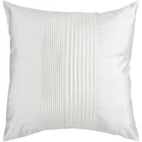 Surya HH017-1818 Solid Pleated 18 X 18 inch White Pillow Cover photo thumbnail